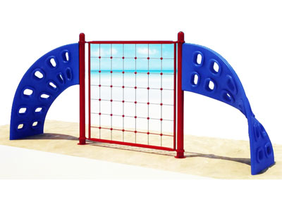 Two Panel Rope Climbing Structure for Toddlers ODCS-030